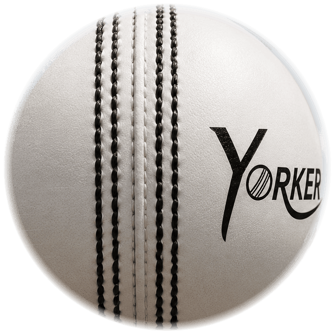 The YORKER cricket ball — seam and wordmark